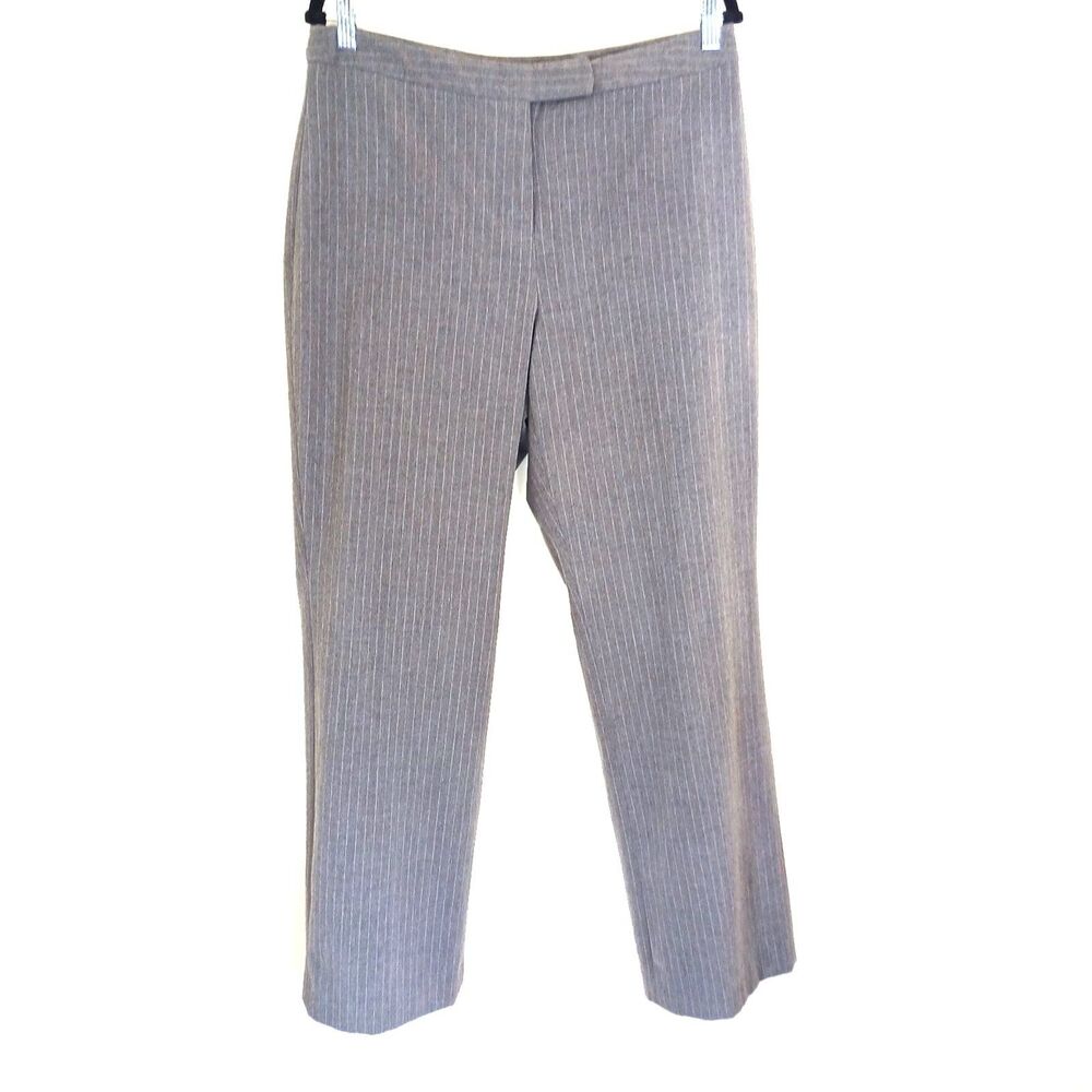 Women's Curvy Fit Stretch Gray Work Slacks Size 12